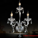 Axyaa Crystal Wall Lamp Candle LED Double/Three Head Bedside Light