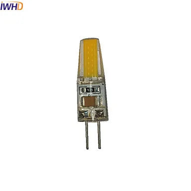 Axyaa 2W COB G4 LED Bulb 12V 120LM Mini Bi-pin Warm/White Chandeliers 10PCS