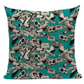 Axyaa Pug Dog Cat Bird Cushion Cover Sleep Dog Throw Pillow Cover