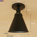 Axyaa Industrial Vintage Edison LED Ceiling Light Fixture
