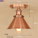 Axyaa Industrial Vintage Edison LED Ceiling Light Fixture