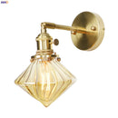 Axyaa Copper LED Glass Ball Wall Lamp: Nordic Modern Bedroom Bathroom Sconce