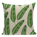 Axyaa Tree Green Cushion Cover: Green Decorative Flower Sofa Car Pillow