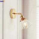 Axyaa Nordic Glass Wall Lamp LED Sconce Vintage Edison Lighting