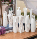Axyaa Handmade Porcelain Vase: Fashionable Ceramic Tabletop Decor