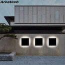 Axyaa Square LED Outdoor Wall Light for Garden, Balcony, Corridor - Waterproof Aluminum Light