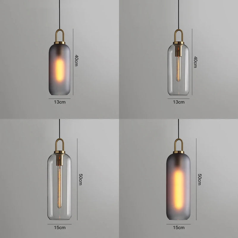 Axyaa Luxury Glass Ball Pendant Light for Bedroom, Bar, and Restaurants