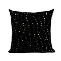 Axyaa Geometric Wave Dots Line Spring Cushion Cover - Black White - Custom Home Decor Pillow Cover