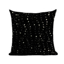 Axyaa Geometric Wave Dots Line Spring Cushion Cover - Black White - Custom Home Decor Pillow Cover