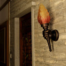 Axyaa Torch Hand Wall Lamp Outdoor Light for Garden Porch Living Room Café