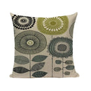 Axyaa Cartoon Plant Sofa Pillowcase - Multicolor Home Decoration
