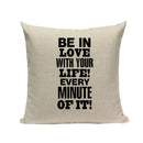 Axyaa Love Letter Cushion Cover Decorative Pillows Sofa Car Home Decor Linen Throw Pillow Case