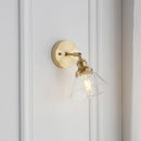 Axyaa Nordic Glass Wall Lamp LED Sconce Vintage Edison Lighting