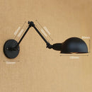 Axyaa Retro Vintage Wall Lamp Industrial Style LED Sconce Rustic Applique