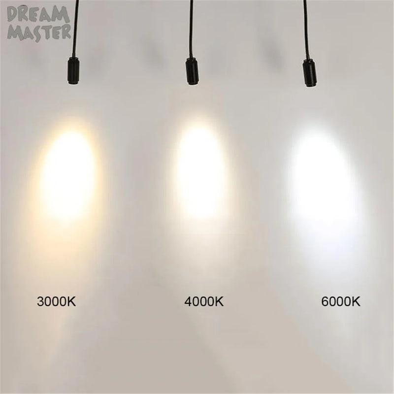 Axyaa Zoomable Gooseneck Track Light for Exhibition Gallery - Adjustable Beam Angle Rail Lamp