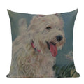 Axyaa Cute Dog Pillow Cases Cartoon Animal Decorative Pillows for Couch