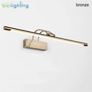 Axyaa LED Vanity Mirror Lights - Modern Nickel Bronze Bathroom Decoration