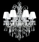 Axyaa Crystal Chandelier: Elegant European Style for Living, Dining, Bedroom