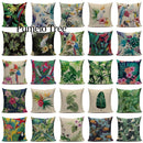 Axyaa Tropical Plant Banana Leaf Throw Pillow Cover for High Quality Home Decor