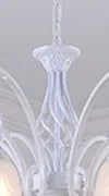 Axyaa European Style E27 LED Chandelier with Glass Lampshade