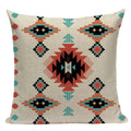 Axyaa Boho Plaid Stripes Pillow Cover 45x45cm Sofa Chair Custom Print Square