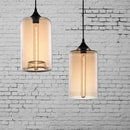 Axyaa Glass Bowl Pendant Lights, Modern Colorful E27 Hanging Lamps for Home and Hospitality