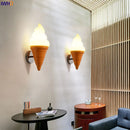 Axyaa Ice Cream Kids Wall Lamp LED Sconce Fixtures for Modern Room Decor