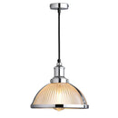 Axyaa Glass Shade Pendant Light: Vintage Loft Design, LED Bulb, Ideal for Dining Room & Office