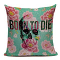 Axyaa Mexican Skull Cushion Covers: High-Quality Black Throw Pillow Cases