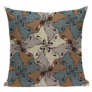 Axyaa Pug Dog Cat Bird Cushion Cover Sleep Dog Throw Pillow Cover