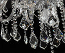 Axyaa Hand Blown Crystal Chandelier: Premium Quality Large Living Room Light