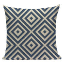 Axyaa Geometric Linen Cushion Cover Multicolour Decorative Pillow for Home Sofa
