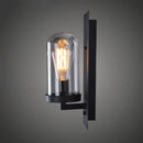 Axyaa Vintage Glass Wall Sconce for Retro Loft, Industrial Living Room & Bedroom Lighting