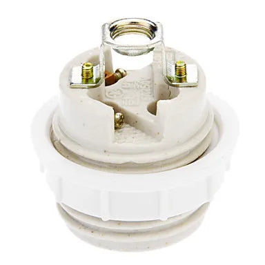 Axyaa Ceramic E27 Lamp Holder Socket Base 110v-220v Bulb Fitting