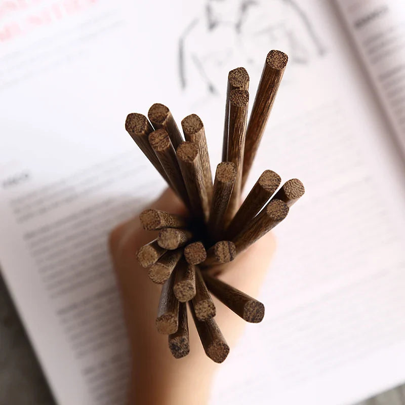 Axya Natural Wooden Chopsticks 10 Pairs Set for Home and Restaurant