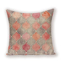 Geometric Linen Cushion Cover for Home Decor - Axyaa's Stylish Throw Pillow Case