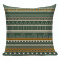 Axyaa Boho Plaid Stripes Pillow Cover 45x45cm Sofa Chair Custom Print Square