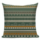 Axyaa Boho Plaid Stripes Pillow Cover 45x45cm Sofa Chair Custom Print Square