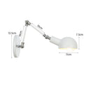 Axyaa Vintage Swing Arm Wall Lamp Adjustable Reading Light
