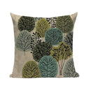 Axyaa Cartoon Plant Sofa Pillowcase - Multicolor Home Decoration