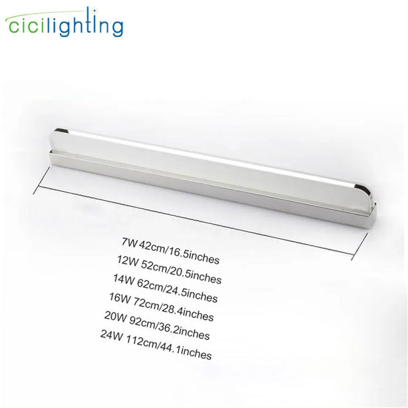 Axyaa Long LED Vanity Light for Bathroom Makeup Wall Lighting