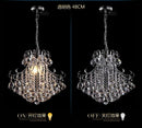 Axyaa Modern Crystal Chandelier Indoor Pendant Living Room Lamp