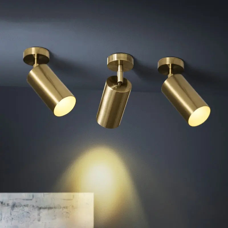 Axyaa Golden LED Ceiling Lights for Living Room and Dining Room
