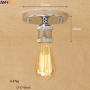 Axyaa Industrial Vintage Edison LED Ceiling Light Fixture