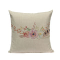 Axyaa Cotton Linen Feather Cushion Cover for Home Decor