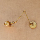 Axyaa Retro Swing Arm Wall Sconce Light - Adjustable Vintage Edison Lampara Pared