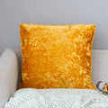 Axyaa Plush Fringed Soft Pillow Cover 50x50cm Solid Cushion for Home Decor