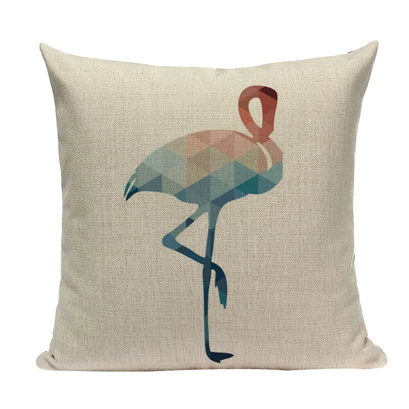 Axyaa Geometric Deer Pillow Cover - Nordic Home Decoration 45X45Cm