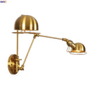 Axyaa Industrial Swing Arm Wall Lamp Sconce Edison Vintage Bedroom Bathroom Mirror