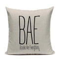 Axyaa Custom Linen Pillowcase for Home Sofa Decor - Cat Happy Reading Book Cover